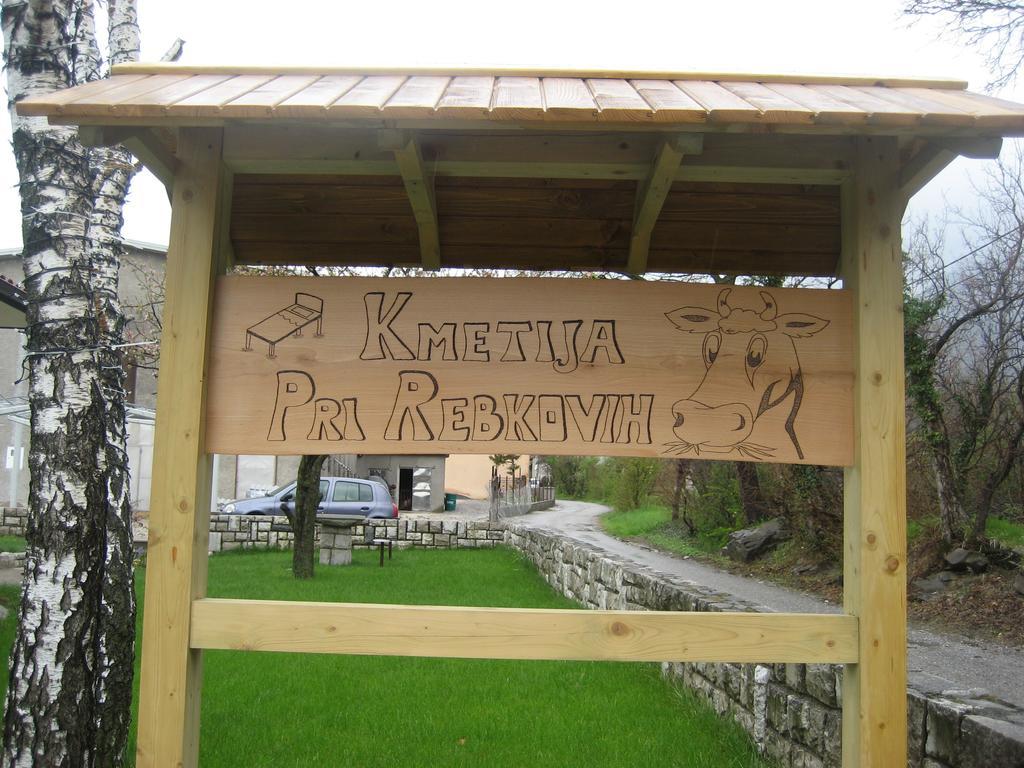 Ferienwohnung Turisticna Kmetija Pri Rebkovih Ajdovščina Exterior foto